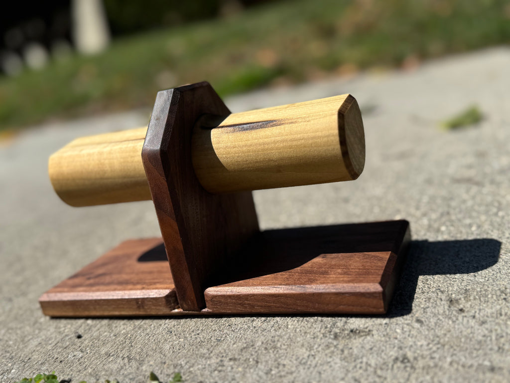 Handmade Walnut and Poplar Watch Stands