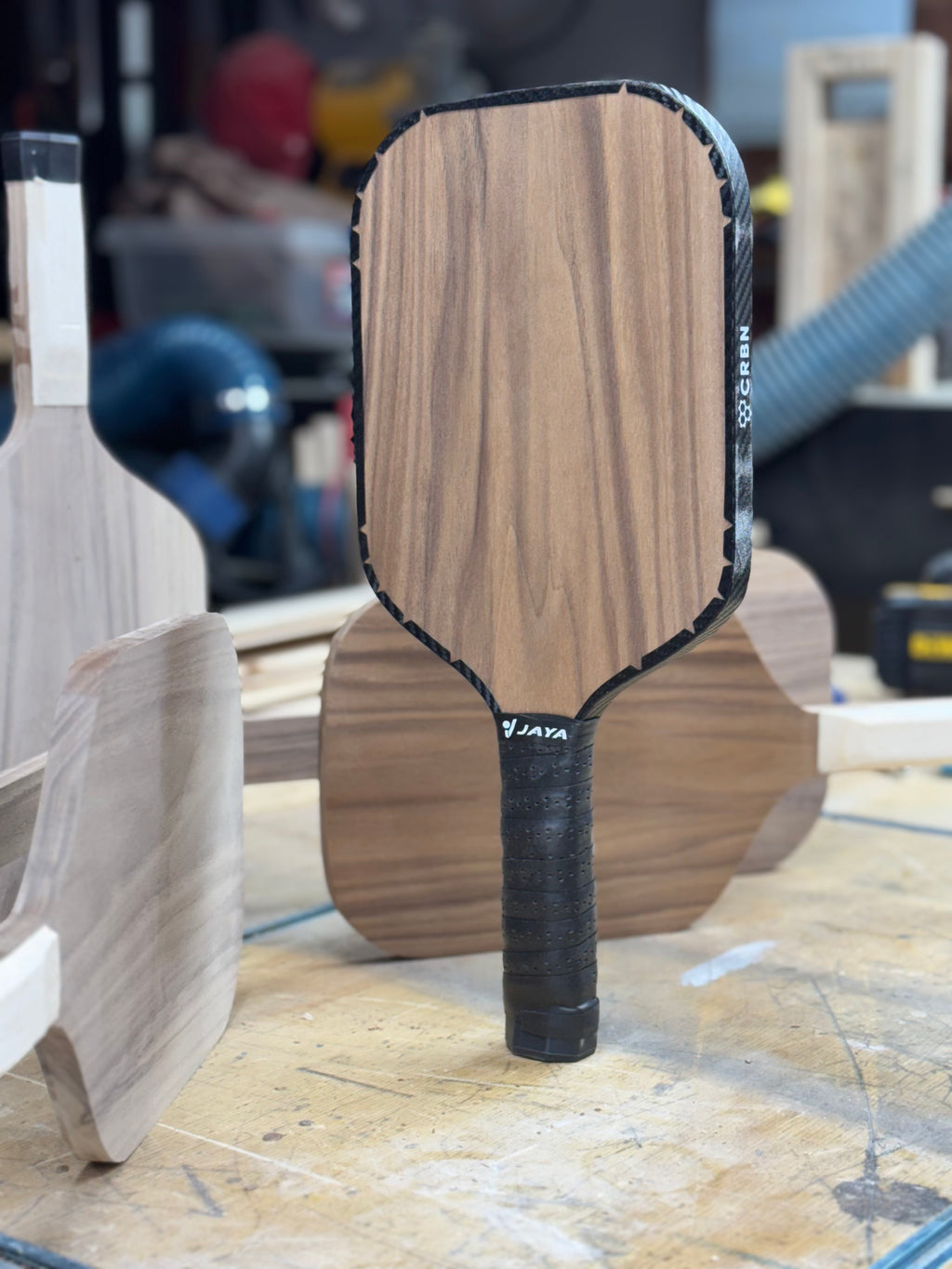 Handmade Walnut Pickleball Paddle. Laser Engraving Available