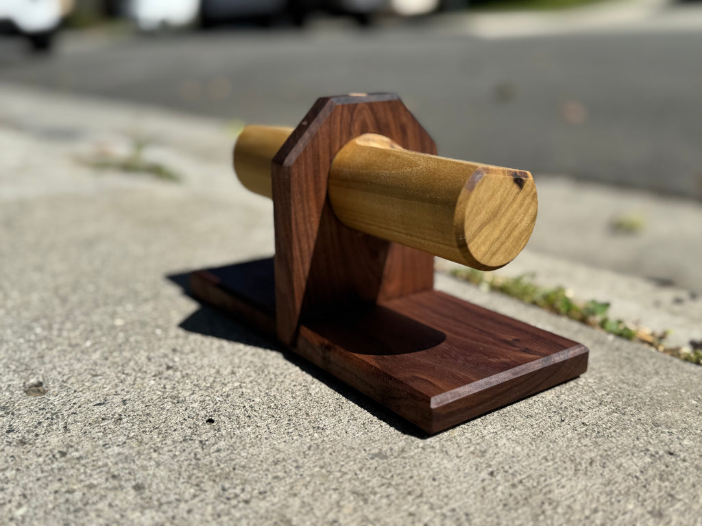 Handmade Walnut and Poplar Watch Stands