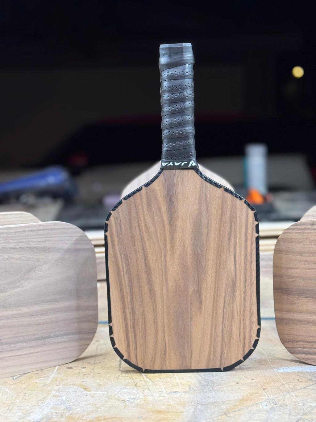 Handmade Walnut Pickleball Paddle. Laser Engraving Available
