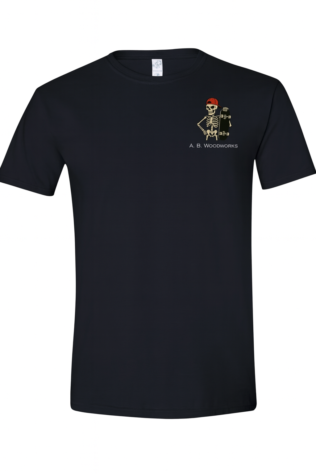 A. B. Woodworks Skelly Skateboard Shirt