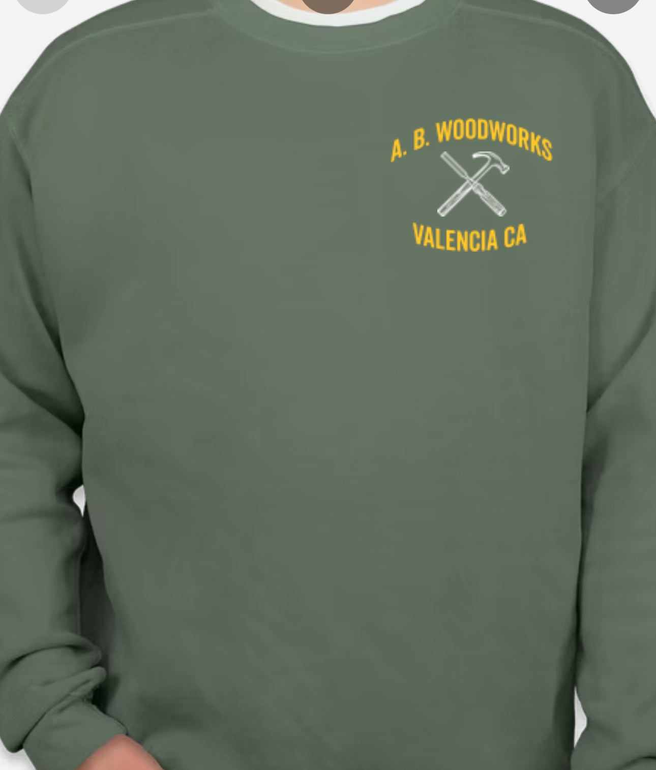 A. B. Woodworks Sweater Green/Yellow
